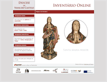 Tablet Screenshot of diocese-vianadocastelo.inwebonline.net